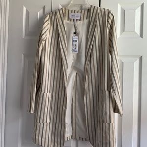 Cream, tan, and dark green BCNGeneration blazer